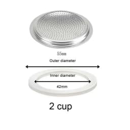 1 Set Coffee Gasket Seal for Coffee Espresso Moka Stove Pot Top Silicone Rubber Seal Espresso Makers Coffee Parts