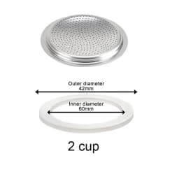 1 Set Coffee Gasket Seal for Coffee Espresso Moka Stove Pot Top Silicone Rubber Seal Espresso Makers Coffee Parts