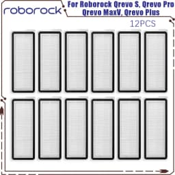 Roborock Qrevo S, Qrevo Pro, Qrevo MaxV, Qrevo Plus Vacuum Parts - Main Roller, Side Brush, Filter, Mop Pad, Cloth, Dust Bag