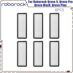 Roborock Qrevo S, Qrevo Pro, Qrevo MaxV, Qrevo Plus Vacuum Parts - Main Roller, Side Brush, Filter, Mop Pad, Cloth, Dust Bag