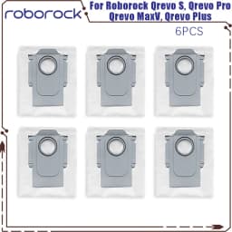 Roborock Qrevo S, Qrevo Pro, Qrevo MaxV, Qrevo Plus Vacuum Parts - Main Roller, Side Brush, Filter, Mop Pad, Cloth, Dust Bag