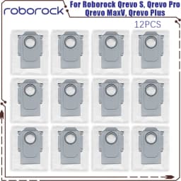 Roborock Qrevo S, Qrevo Pro, Qrevo MaxV, Qrevo Plus Vacuum Parts - Main Roller, Side Brush, Filter, Mop Pad, Cloth, Dust Bag
