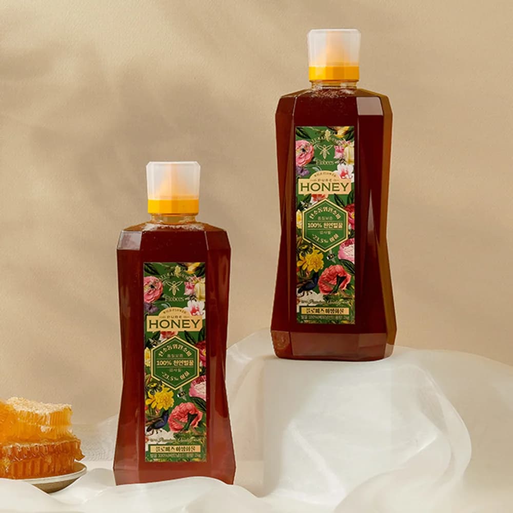 Flobees Wildflower Honey 2kg Vietnam Natural Honey Large Capacity