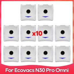 Compatible For ( Ecovacs Debot N30 Omni / N30 Pro Omni ) Replacement Part Accessory Main Side Brush Hepa Filter Mop Dust Bag