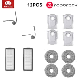 Roborock Qrevo Curv / P20 Pro Accessories Main Roller Side Brush HEPA Filter Mop Cloth Dust Bag Robot Vacuum Cleaner Parts