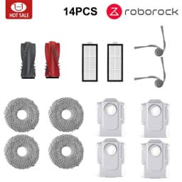 Roborock Qrevo Curv / P20 Pro Accessories Main Roller Side Brush HEPA Filter Mop Cloth Dust Bag Robot Vacuum Cleaner Parts