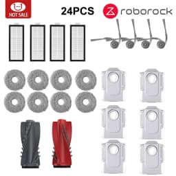 Roborock Qrevo Curv / P20 Pro Accessories Main Roller Side Brush HEPA Filter Mop Cloth Dust Bag Robot Vacuum Cleaner Parts