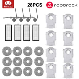 Roborock Qrevo Curv / P20 Pro Accessories Main Roller Side Brush HEPA Filter Mop Cloth Dust Bag Robot Vacuum Cleaner Parts