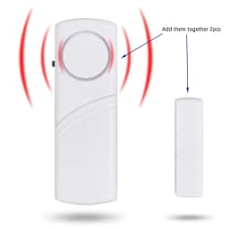 2pcs/1set-Wireless Door Window Magnetic Sensor Alarm Detectors Home Security Alarm System