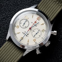 DD38mm/40mm 1963 Homage Men Watches Bubble Dome Glass Beat Quartz Clock Waterproof 3Bar Business Luxury Vintage Pilot Men Watch