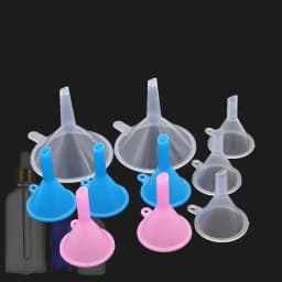 2Pcs/Lot Clear Small Funnel Plastic For Lab Diffuser Bottle Mini Liquid Oil Funnels Labs