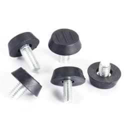 10Pc Black Furniture Legs Anti-slip Foot Riser Adjustable Height Plastic Base Table Cabinet Leg Pad Feet Leveler Floor Protector