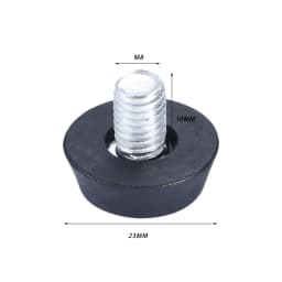 10Pc Black Furniture Legs Anti-slip Foot Riser Adjustable Height Plastic Base Table Cabinet Leg Pad Feet Leveler Floor Protector