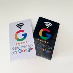 NFC 215 Programmable for Google Review Acrylic Stickers Card NFC Station Table 13.56Mhz Waterproof NFC Review Card