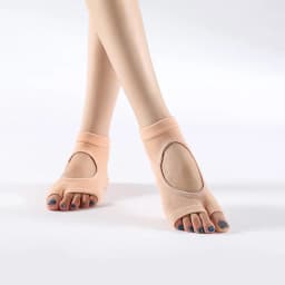 High Quality Women Yoga Socks Anti Slip Two Toe Sport Cotton Pilates Sock Breathable Quick-Dry Ballet Professiona Dance Sock