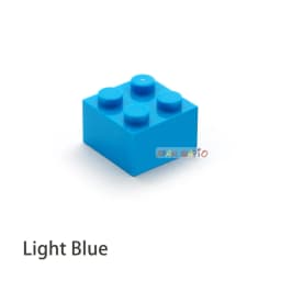 60pcs DIY Building Blocks Thick Figures Bricks 2x2 Dots Educational Creative Size Compatible With 3003 Plastic Toys for Children