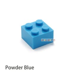60pcs DIY Building Blocks Thick Figures Bricks 2x2 Dots Educational Creative Size Compatible With 3003 Plastic Toys for Children