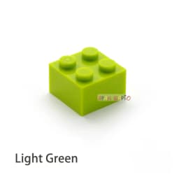 60pcs DIY Building Blocks Thick Figures Bricks 2x2 Dots Educational Creative Size Compatible With 3003 Plastic Toys for Children