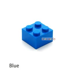 60pcs DIY Building Blocks Thick Figures Bricks 2x2 Dots Educational Creative Size Compatible With 3003 Plastic Toys for Children