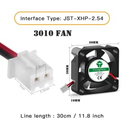 5015/4010/4020 12V&24V Cooling Turbo Fan Brushless 3D Printer Parts 2Pin For Extruder DC Cooler Blower Part Black Plastic Fans