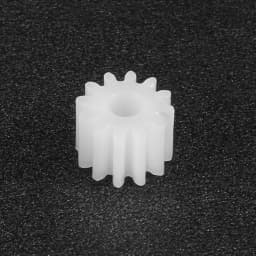 Uxcell 50Pcs 2mm Hole Diameter 082/142A 5x5/4.5x8mm Plastic Shaft Gear with 8/14 Teeth Toy Accessories for DIY Car Robot Motor