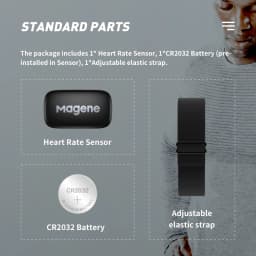 Magene H64 Heart Rate Monitor Mover Bluetooth ANT Sensor With Chest Strap Computer Bike Wahoo Garmin BT Sports