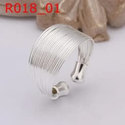 925 Sterling silver high-quality for women lady chain open cute bangle bracelet earrings ring fashion jewelry Sets