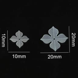 New! Matte Color Lucky Clover DIY Sequins 10mm 20mm Flat Cup Flowers Windmill Sequin Paillette For Jewelry Garments Sewing Craft