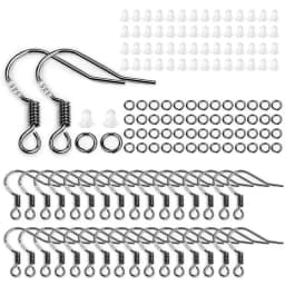 20pcs Stainless Steel Dia 4/5/6/8/10mm Stud Earrings Back Plug Ear Pins Ball Needles for DIY Jewelry Making Findings