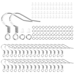20pcs Stainless Steel Dia 4/5/6/8/10mm Stud Earrings Back Plug Ear Pins Ball Needles for DIY Jewelry Making Findings