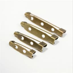 50PCs 15/20/25/32/38/40/45mm Brooch Base Back Bar Pins Findings Jewelry Making Clip Safty Catch Findings Pin Back Brooch