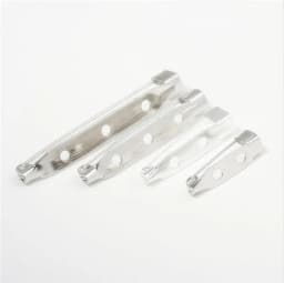 50PCs 15/20/25/32/38/40/45mm Brooch Base Back Bar Pins Findings Jewelry Making Clip Safty Catch Findings Pin Back Brooch