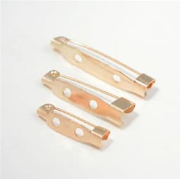 50PCs 15/20/25/32/38/40/45mm Brooch Base Back Bar Pins Findings Jewelry Making Clip Safty Catch Findings Pin Back Brooch