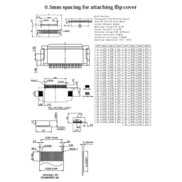 10pcs 0.5mm/1mm Pitch Under Clamshell Socket FPC FFC Flat Cable Connector 4P 5P 6P 8P 10P 12P 14P 16P 20P 22P 24P 30P 34P