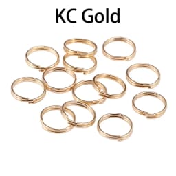 50-200pcs/lot 4-20mm Open Jump Rings Double Loops Split Rings Connectors For DIY Jewelry Making Supplies