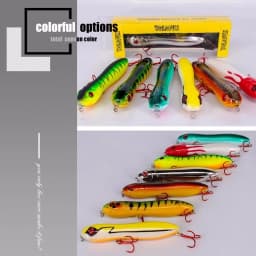 10cm 15g Top Water Pencil Wobblers Fishing Lure for Fishing Lizard Imitate Popper 7 Color Fake Leurre Walk the Dog Hard Lure