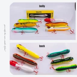 10cm 15g Top Water Pencil Wobblers Fishing Lure for Fishing Lizard Imitate Popper 7 Color Fake Leurre Walk the Dog Hard Lure