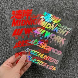 Reflective Speedhunter Motorcycle Side Strip Helmet Sticker Car Styling Vinyl Decal Accessories For YAMAHA Honda KTM Kawasaki