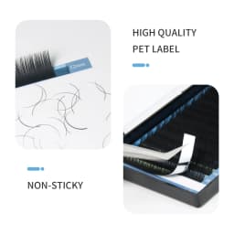 GLAMLASH Mix 7~15/15-20/20-25mm Handmade Korean Pbt J/B/C/D/L/LU(M) CURL Eyelash Extension Natural Soft Faux Mink Lash