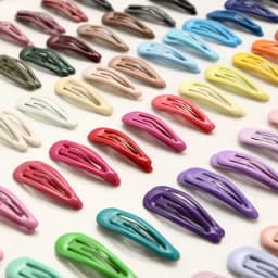 10/20/30/40 New Girls Cute Colorful Waterdrop Shape Hairpins Sweet Hair Clips Kids Barrettes Slid Clip Fashion Hair Accessories