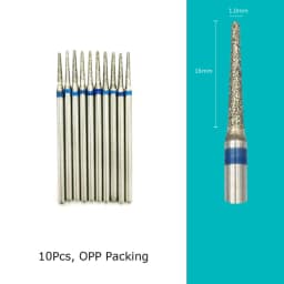 HYTOOS 10pcs/Set Nail Drill Bits Diamond Cutters for Manicure Cuticle Burr Milling Cutter for Pedicure Nails Accessories Tools