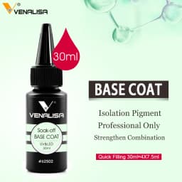 Venalisa Refillment 30ml TPO FREE Nail Art Soak Off UV/LED No Wipe Top Coat Base Coat Builder Nail Gel Matt Tempered TopCoat