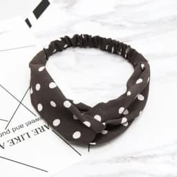 multiple styles Hair Accessories Print Dot Flamingo Headbands for Women Retro Cross Knot Head Wrap Turban Hairbands