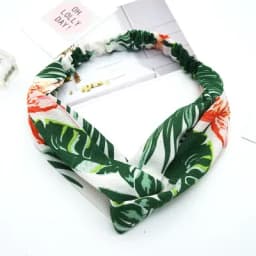 multiple styles Hair Accessories Print Dot Flamingo Headbands for Women Retro Cross Knot Head Wrap Turban Hairbands
