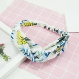 multiple styles Hair Accessories Print Dot Flamingo Headbands for Women Retro Cross Knot Head Wrap Turban Hairbands