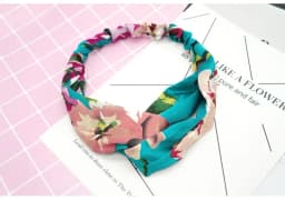 multiple styles Hair Accessories Print Dot Flamingo Headbands for Women Retro Cross Knot Head Wrap Turban Hairbands