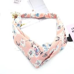 multiple styles Hair Accessories Print Dot Flamingo Headbands for Women Retro Cross Knot Head Wrap Turban Hairbands