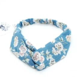 multiple styles Hair Accessories Print Dot Flamingo Headbands for Women Retro Cross Knot Head Wrap Turban Hairbands