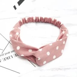 multiple styles Hair Accessories Print Dot Flamingo Headbands for Women Retro Cross Knot Head Wrap Turban Hairbands