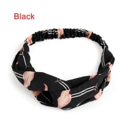 multiple styles Hair Accessories Print Dot Flamingo Headbands for Women Retro Cross Knot Head Wrap Turban Hairbands